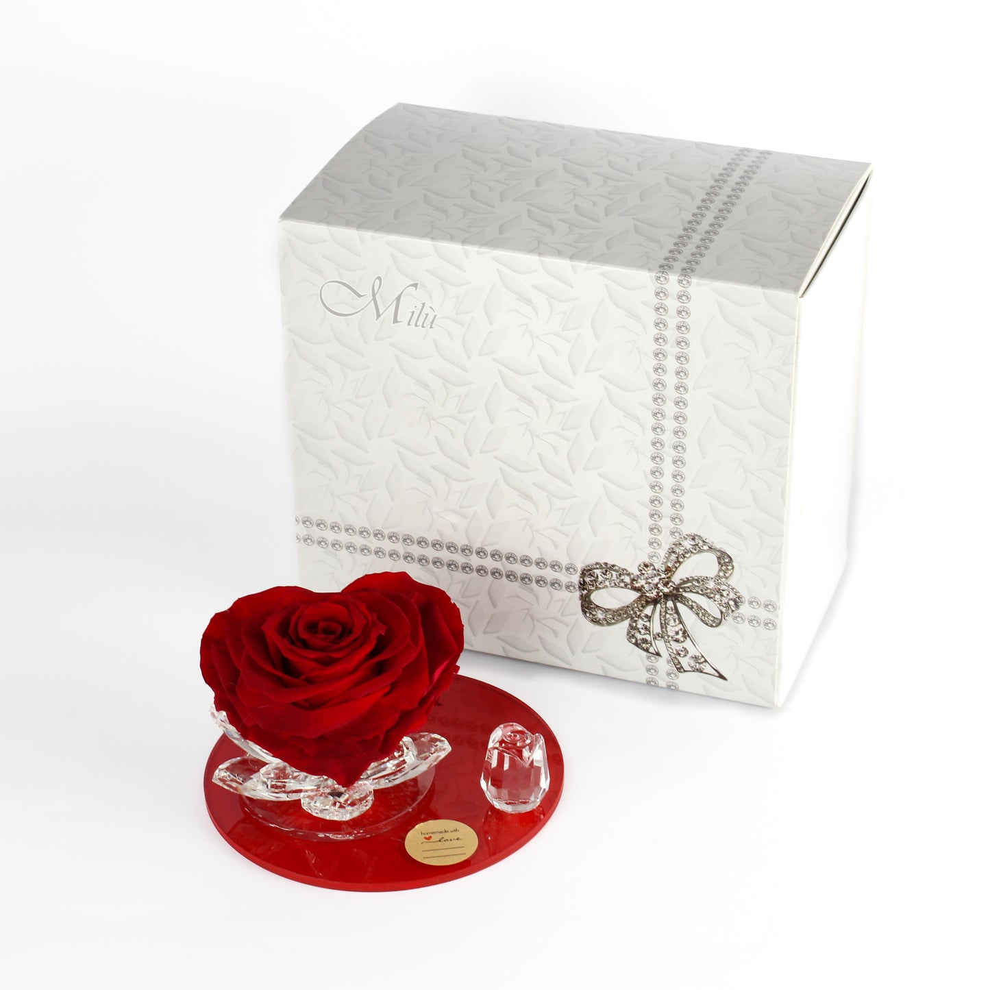 Box Rosa Stabilizzata a forma di Cuore