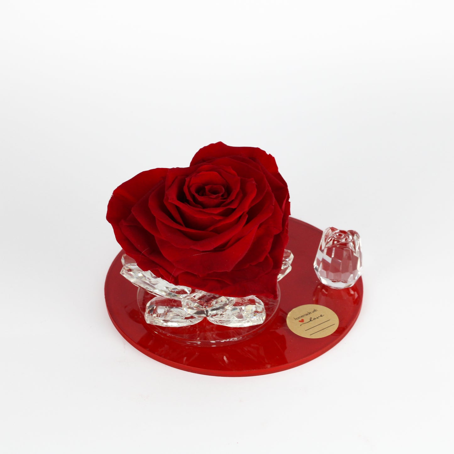 Box Rosa Stabilizzata a forma di Cuore