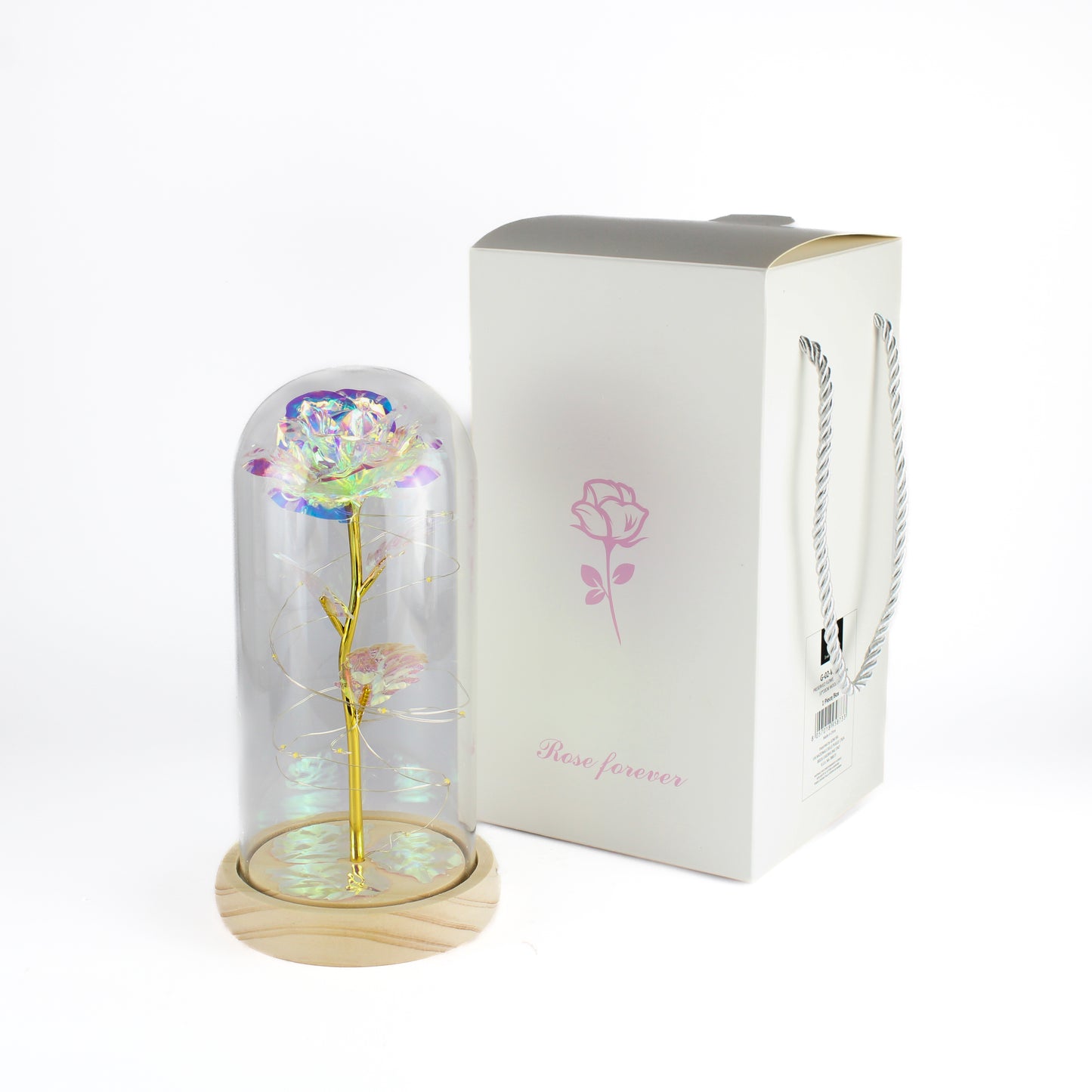 Rosa Stabilizzata con LED