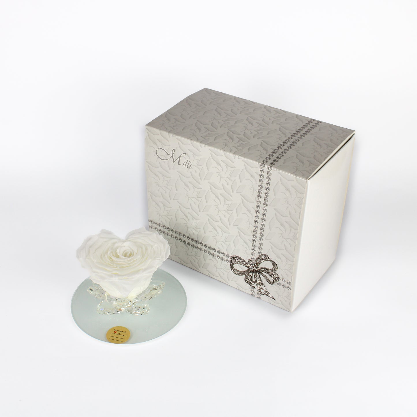 Box Rosa Stabilizzata a forma di Cuore