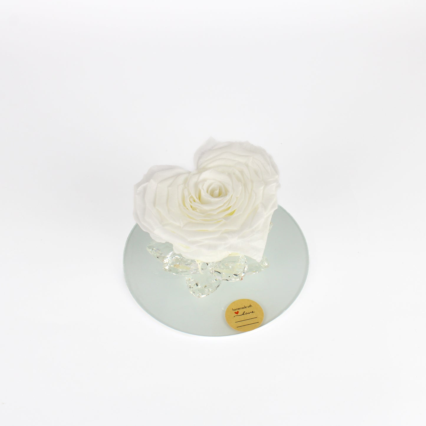 Box Rosa Stabilizzata a forma di Cuore