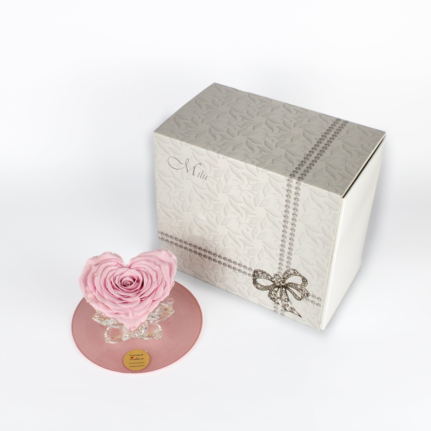 Box Rosa Stabilizzata a forma di Cuore