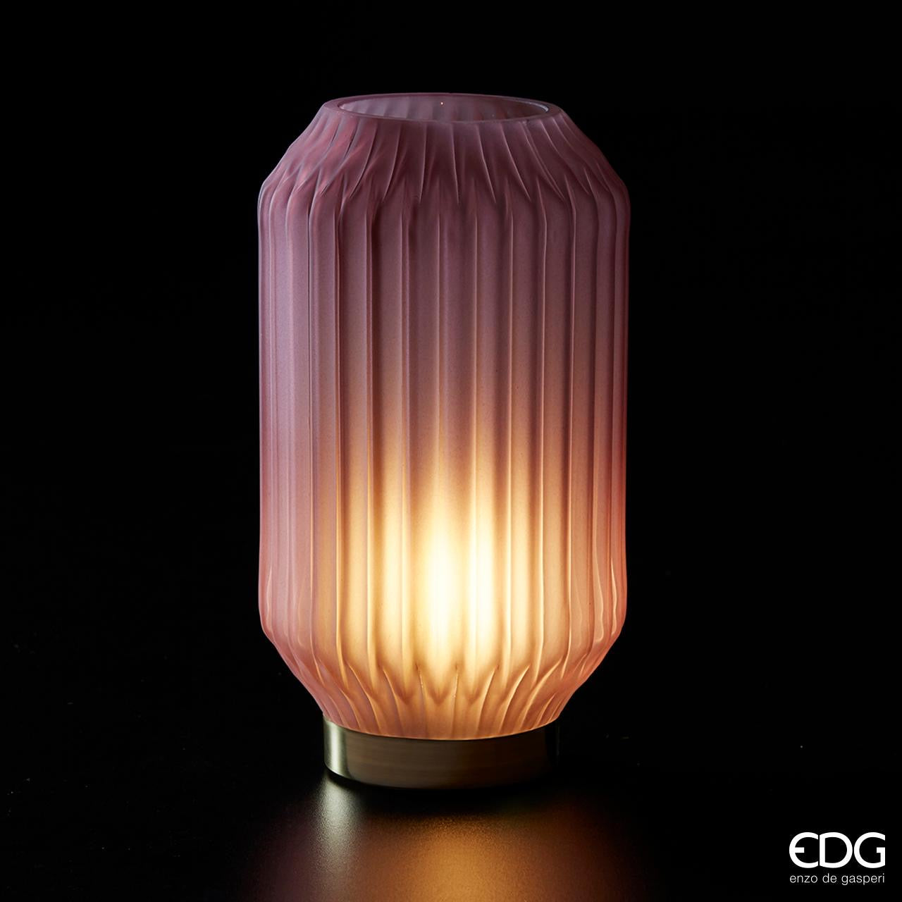 Lampada Bright Con Timer Rosa Antico EDG