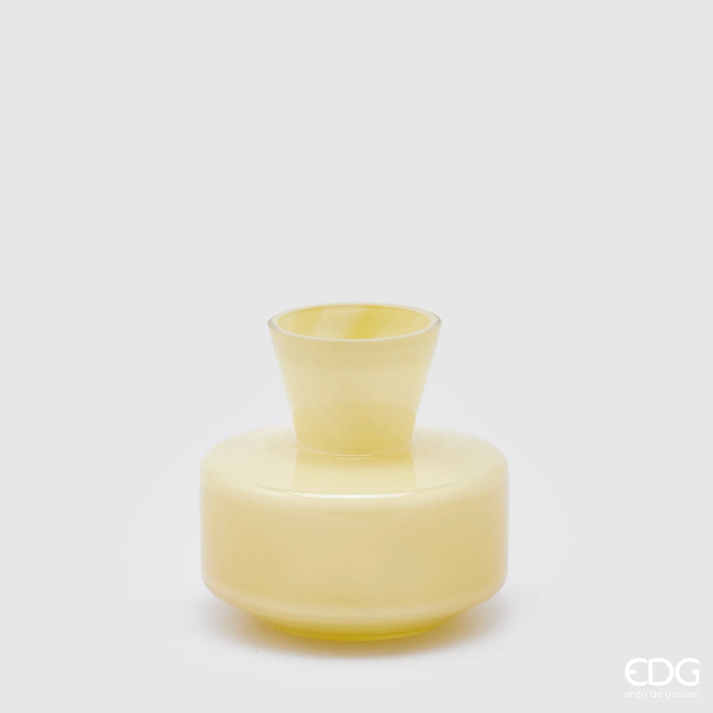 Vaso Rotondo con Collo Giallo EDG